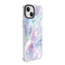 Evelatus Aizmugurējais vāciņš Evelatus Apple iPhone 15 Plus PC+TPU With MagSafe Customized Print Marble Purple