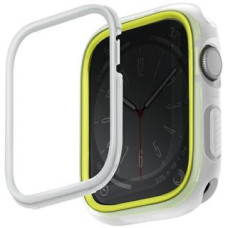 Uniq Siksniņa UNIQ  UNIQ etui Moduo Apple Watch Series  4/5/6/7/8/9/SE/SE2 44/45mm limonka-biały/lime-white