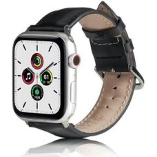 Beline Siksniņa Beline  Beline pasek Apple Watch Leather 38/40/41mm czarny /black