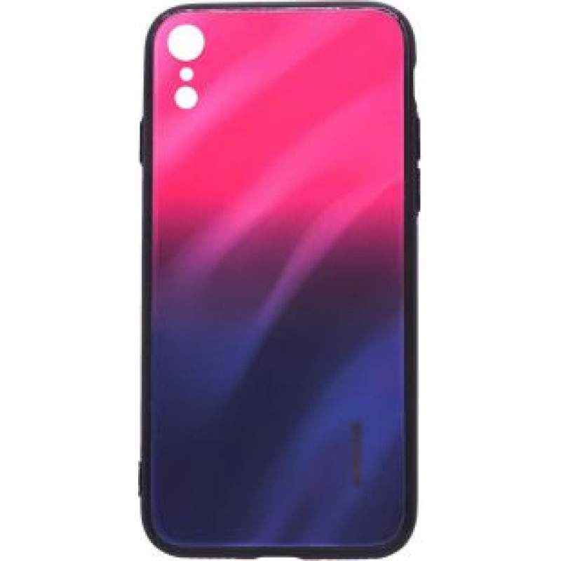 Evelatus Aizmugurējais vāciņš Evelatus Apple iPhone XR Water Ripple Gradient Color Anti-Explosion Tempered Glass Case Gradient Pink-Purple