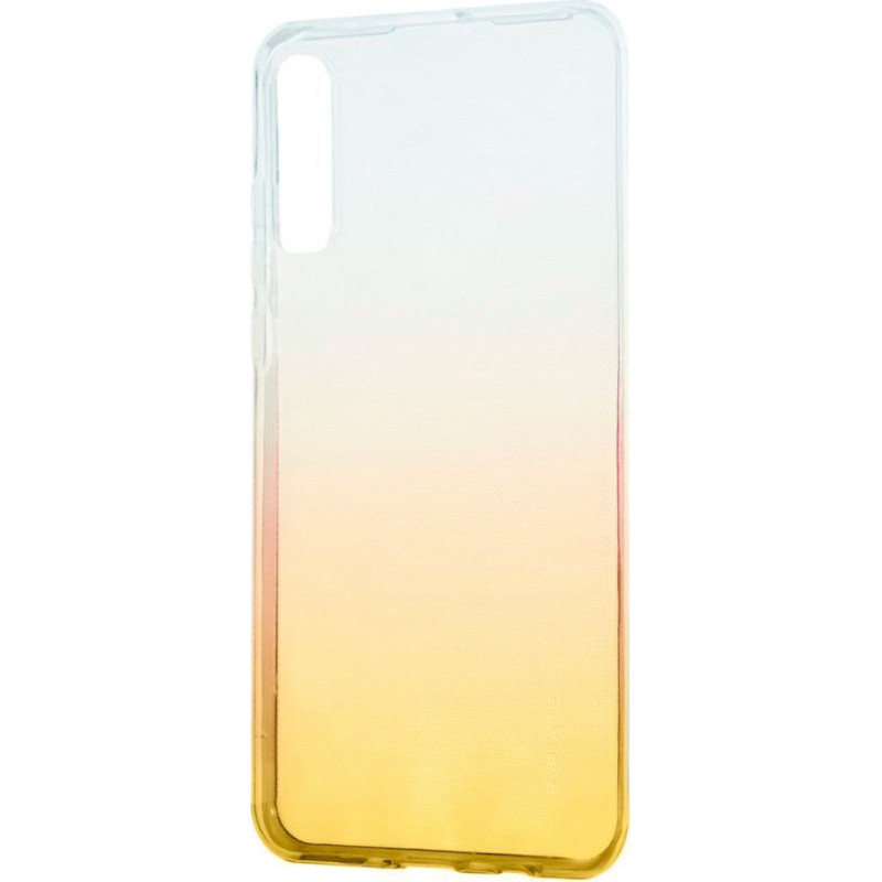 Evelatus Aizmugurējais vāciņš Evelatus Samsung Galaxy A50 Gradient TPU Case Gold