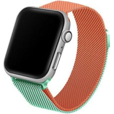 Beline Siksniņa Beline  Beline pasek Apple Watch Steel 42/44/45/49mm zielono-pomarańczowy green/orange