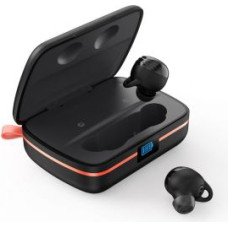 Choetech Vadu skaļruņi Choetech  Choetech TWS wireless headphones waterproof with solar panel and built-in 2500mAh powerbank black (BH-T05)