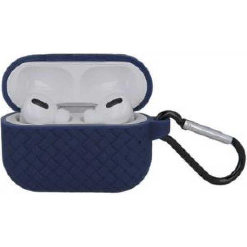 Ilike Maciņš austiņām iLike - Braid case for Airpods Pro navy blue