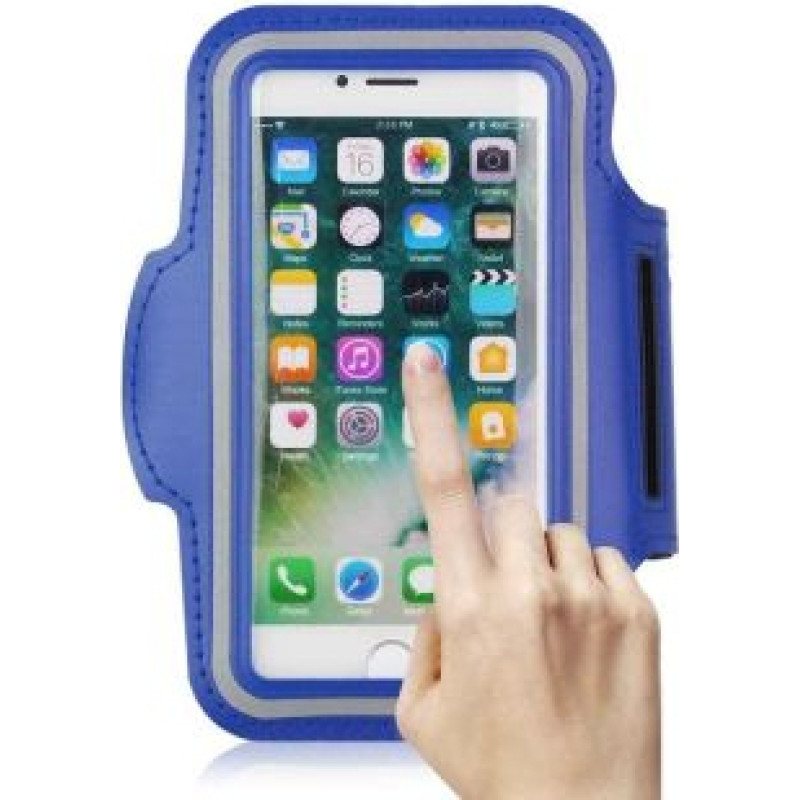 Ilike Maciņš universāls sportam iLike Universal Sport Armband iPhone 6 Blue