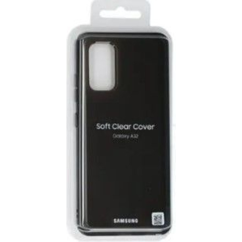 Samsung Aizmugurējais vāciņš Samsung - Soft Clear Cover Galaxy A32 Black