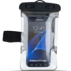 Greengo Maciņš universāla grāmata GreenGo Universal Waterproof case with armband 5.5'' Black