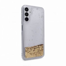 Ilike Aizmugurējais vāciņš iLike Samsung Galaxy A14 5G Silicone Case Water Glitter Gold