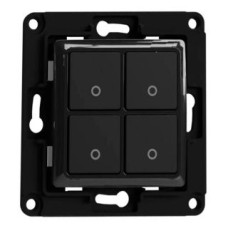 Shelly Viedierīce Shelly  Shelly wall switch 4 button (black)