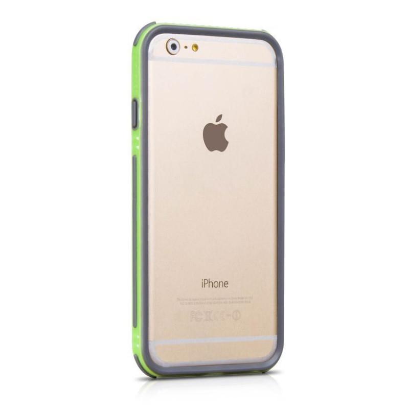 Apple Aizmugurējais vāciņš Apple  iPhone 6  Moving Shock-proof Silicon Bumper HI-T028 Green