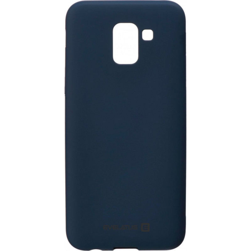 Evelatus Aizmugurējais vāciņš Evelatus Samsung J6 2018 J600 Silicone Case Midnight Blue