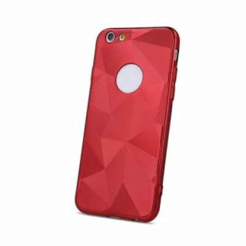 Ilike Aizmugurējais vāciņš iLike Apple iPhone 8 Plus Geometric Shine case Red