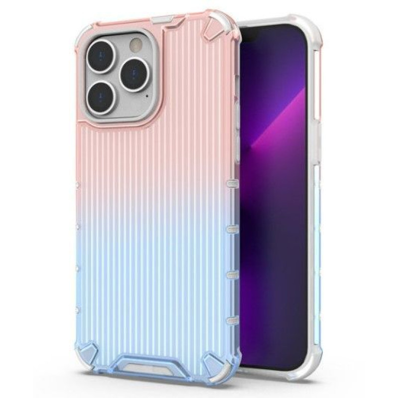 Ilike Aizmugurējais vāciņš iLike Apple iPhone 14 Pro Max pink and blue armored case Protect Case