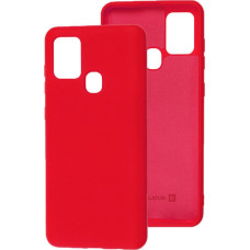 Evelatus Aizmugurējais vāciņš Evelatus Samsung Galaxy A21s Nano Silicone Case Soft Touch TPU Red