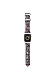 Hello Kitty Siksniņa Hello Kitty  Hello Kitty Silicone Bows&Stripes Strap for Apple Watch 38/40/41mm - Black