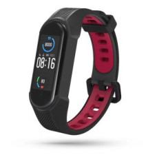 Tech-Protect Siksniņa Tech-Protect  Tech-Protect Armor strap for Xiaomi Mi Smart Band 5 / 6 / 6 NFC - black and red