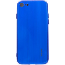 Evelatus Aizmugurējais vāciņš Evelatus Apple iPhone 7/8/SE2020/SE2022 Water Ripple Full Color Electroplating Tempered Glass Blue