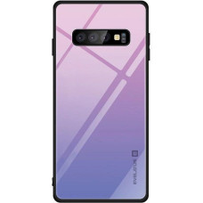 Evelatus Aizmugurējais vāciņš Evelatus Samsung Galaxy A7 2018 Gradient Glass Case 2 Bubble Gum