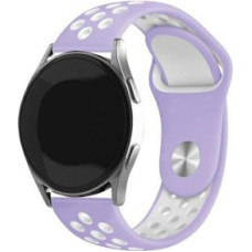 Beline Siksniņa Beline  Beline pasek Watch 20mm Sport Silicone fioletowo-biały purple/white box