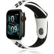 Beline Siksniņa Beline  Beline pasek Apple Watch Sport Silicone 38/40/41mm biało-czarny white/black