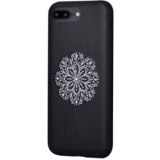 Devia Aizmugurējais vāciņš Devia Apple iPhone 7 Plus/8 Plus Flower Embroidery Case Black