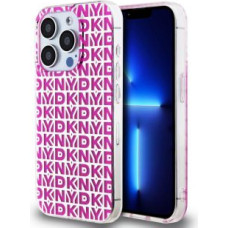 Dkny Aizmugurējais vāciņš DKNY - DKNY PC/TPU Repeat Pattern Case for iPhone 15 Pro Pink