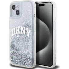 Dkny Aizmugurējais vāciņš DKNY - DKNY Liquid Glitter Arch Logo Case for iPhone 15 Transparent