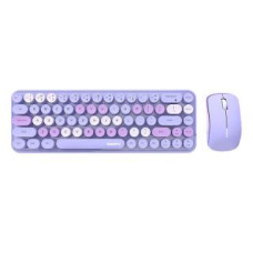 Mofii Datora tastatūra MOFII  Wireless keyboard + mouse set MOFII Bean 2.4G (Purple)