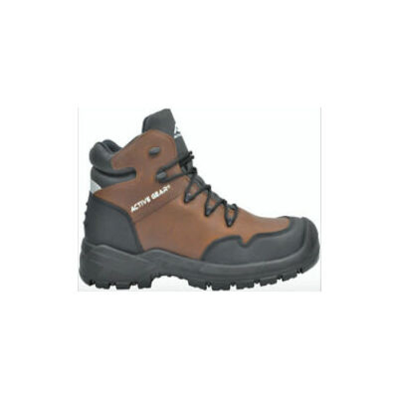 Active Gear WORK SHOES A-FORCE HIGH BROWN, SIZE, 42