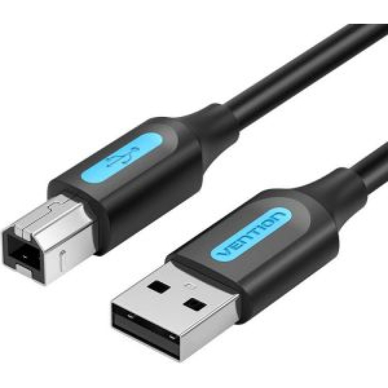 Vention Kabelis Vention  Cable USB 2.0 A to B Vention COQBI 3m (black)