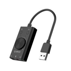 Orico Serveru  - Citi piederumi Orico  Orico multifunction USB 2.0 External Sound Card, 10cm