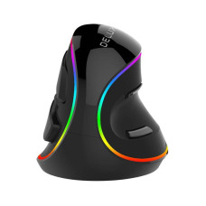 Delux Datora pele Delux  Wired Vertical Mouse Delux M618Plus 4000DPI RGB