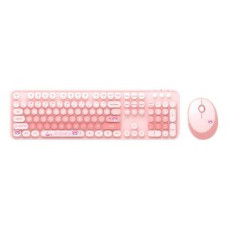 Mofii Datora tastatūra MOFII  MOFII Sweet New 2.4G Wireless Keyboard + Mouse Set (Pink)