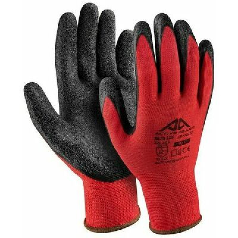 Active Gear GLOVES "RED GRIP" XXL