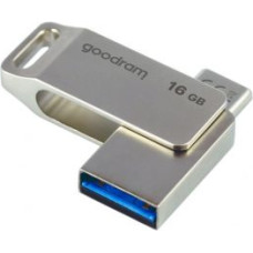 Goodram Zibatmiņa Goodram  Flash Drive 16GB USB 3.2 Gen 1 USB / USB C OTG ODA3 Goodram - Silver