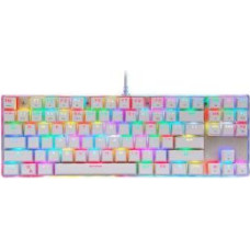 Motospeed Datora tastatūra Motospeed  Mechanical gaming keyboard Motospeed K87S RGB (white)