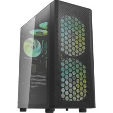 Darkflash Dzesētājs Darkflash  Darkflash DK360 Computer case + 4 ARGB fans (black)