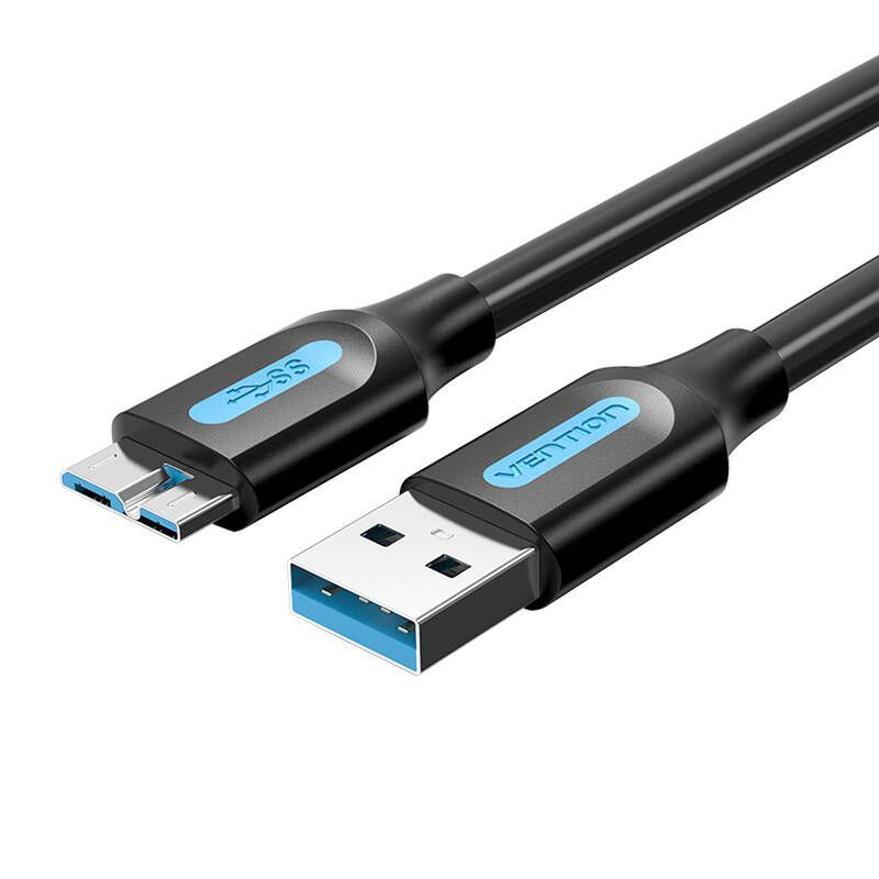 Vention Kabelis Vention  USB 3.0 A to Micro-B cable Vention COPBD 2A 0.5m Black PVC