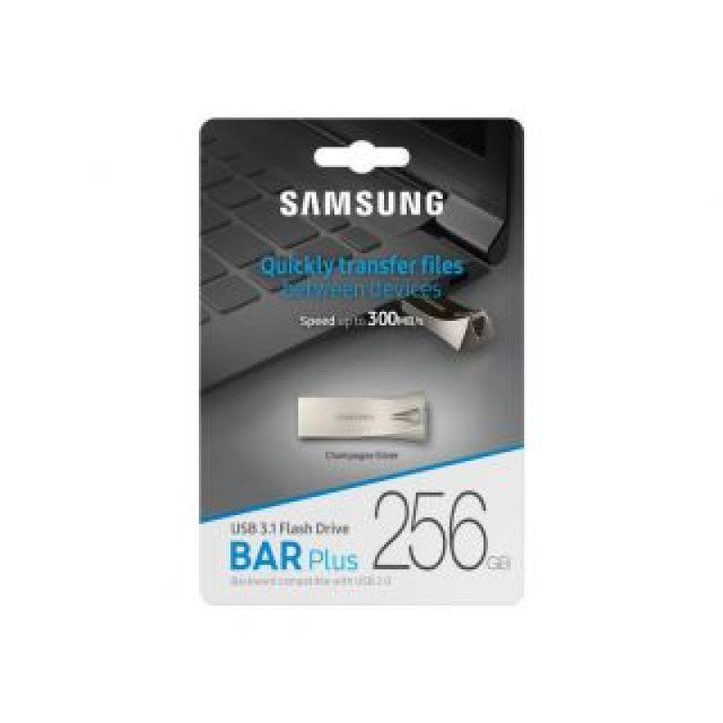 Samsung Zibatmiņa Samsung  SAMSUNG BAR PLUS 256GB Champagne Silver