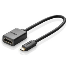 Ugreen Kabelis Ugreen  Ugreen cable adapter cable HDMI adapter - micro HDMI 19 pin 20cm black (20134)