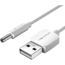 Vention Kabelis Vention  Power Cable USB 2.0 to DC 3.5mm Barrel Jack 5V Vention CEXWF 1m (white)