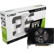 Palit Grafiskās karte / Video kartes Palit  Graphics Card||NVIDIA GeForce RTX 3050|6 GB|GDDR6|96 bit|PCIE 4.0 16x|GPU 1442 MHz|Single Slot Fansink|1xHDMI|1xDisplayPort|NE63050018JE-1070F