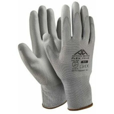 Active Gear GREY POLYURETHANE GLOVES M