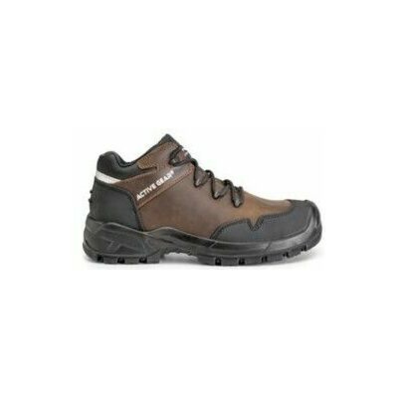 Active Gear WORK SHOES A-FORCE LOW BROWN, SIZE, 42