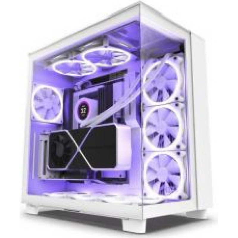 Nzxt Datoru korpusi NZXT  Case||H9 Elite|MidiTower|Case product features Transparent panel|Not included|ATX|MicroATX|MiniITX|Colour White|CM-H91EW-01