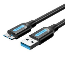 Vention Kabelis Vention  USB 3.0 A to Micro-B cable Vention COPBG 2A 1.5m Black PVC