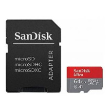 Sandisk By Western Digital Cita datorprece SANDISK BY WESTERN DIGITAL  MEMORY MICRO SDHC 64GB UHS-I/SDSQUAB-064G-GN6IA SANDISK