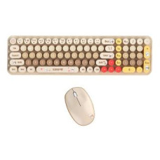 Mofii Datora tastatūra MOFII  MOFI Baby Bear Wireless Keyboard + Mouse Set (beige)