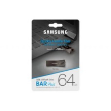 Samsung Zibatmiņa Samsung  Samsung BAR Plus MUF-64BE4/APC 64 GB, USB 3.1, Grey