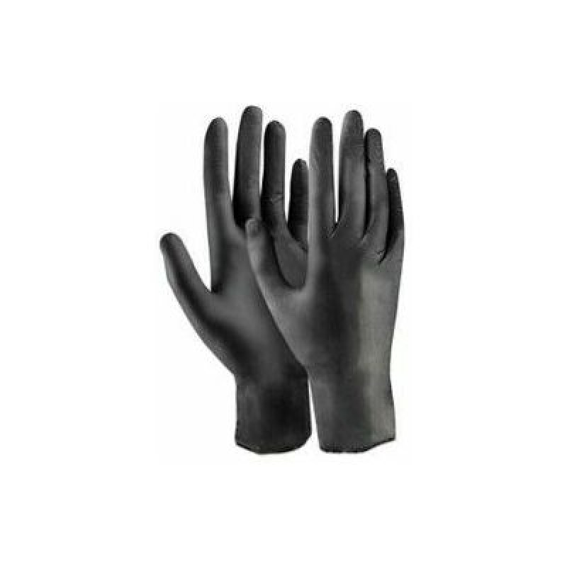 Active Gear DEXT D3620 NITRILE, BLACK, MZM, 8/M 100 PCS/PACK